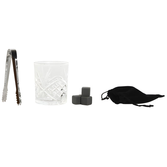 Whisky Home ESPRIT natürlich Bambus Kristall