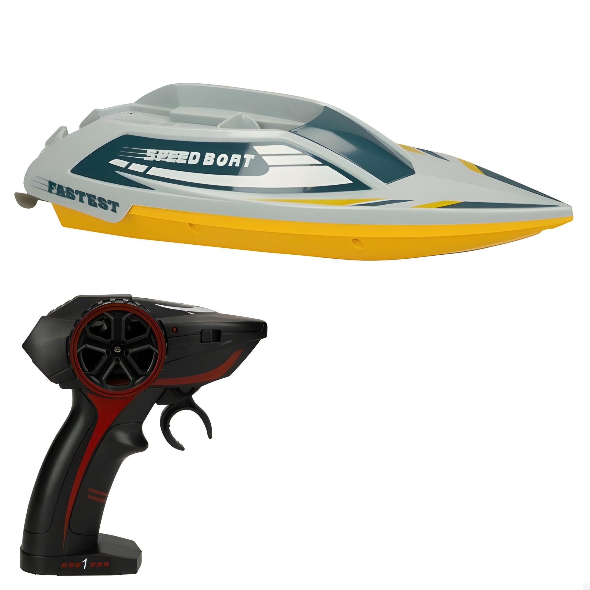 Ferngesteuertes Boot Colorbaby Gelb