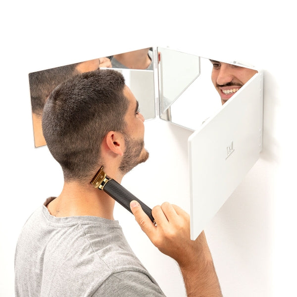 Badezimmerspiegel mit LED-Licht und 360 ° -Sicht SelfKut