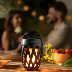 Kabelloser Lautsprecher mit LED-Flammeneffekt Spekkle