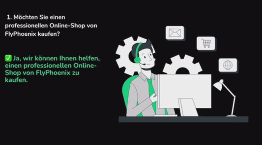 Professioneller Online-Shop mit höchster Qualität - Erhalten Sie jetzt den erstklassigen Service zur Erstellung eines professionellen Online-Shops von FlyPhoenix