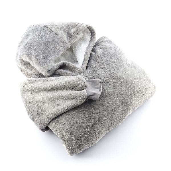Übergroßes mit Fleece gefütterte Kapuzendecke