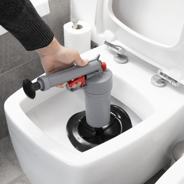 Universelle Pressluftpistole zur Abflussreiniung, mit Adaptern KlinGun