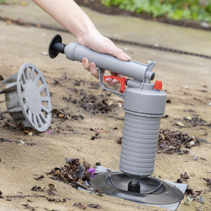 Universelle Pressluftpistole zur Abflussreiniung, mit Adaptern KlinGun