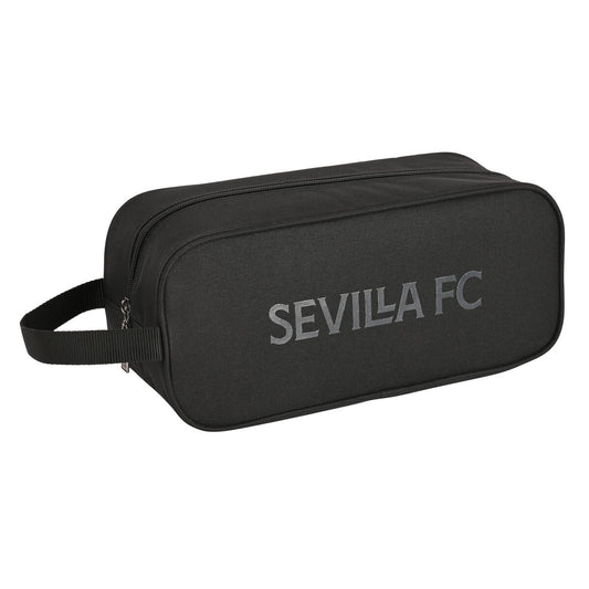 Schuhtasche für die Reise Sevilla Fútbol Club Teen Schwarz (34 x 15 x 14 cm)